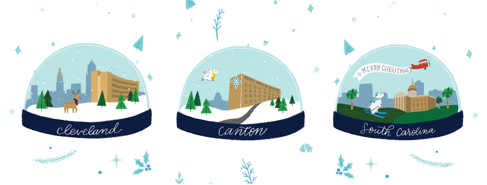 May you have the gift of faith, the blessing of hope, and the peace of His love at Christmas and always.