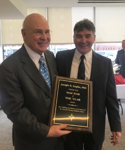 St. Vincent Charity Medical Center honors Dr. Joseph Sopko as 2018 Physician of the Year