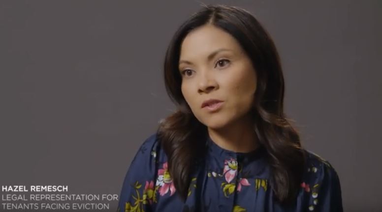 Foundation's Innovation Fellow talks about the Housing Justice Alliance in new video