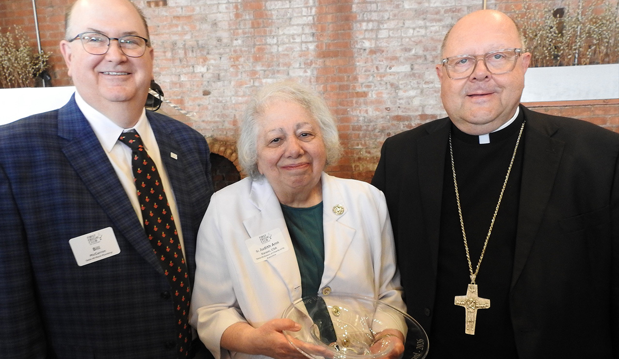 Sisters of Charity of St. Augustine receive Heart of a Servant Award at First Friday Club of Cleveland