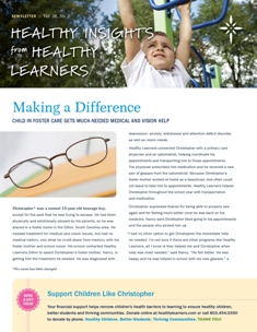 Healthy Learners highlights successful 2015-16 school year serving children in latest newsletter