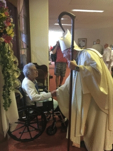 Bishop Nelson Perez visits Light of Hearts Villa