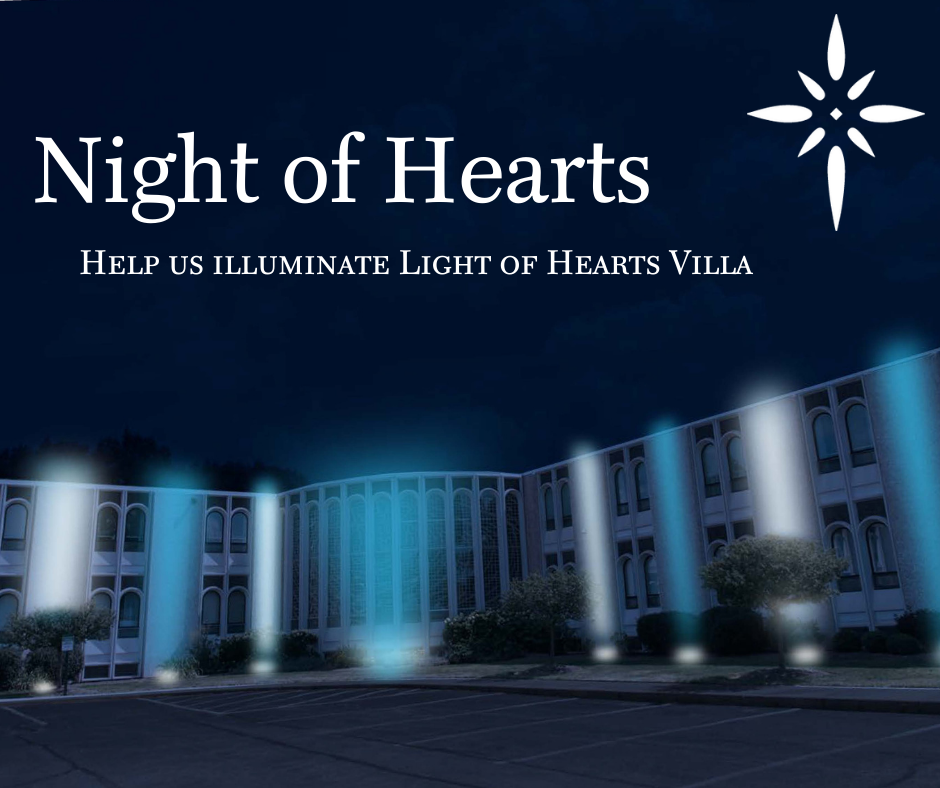 Light of Hearts Villa launches Night of Hearts campaign to illuminate building at night