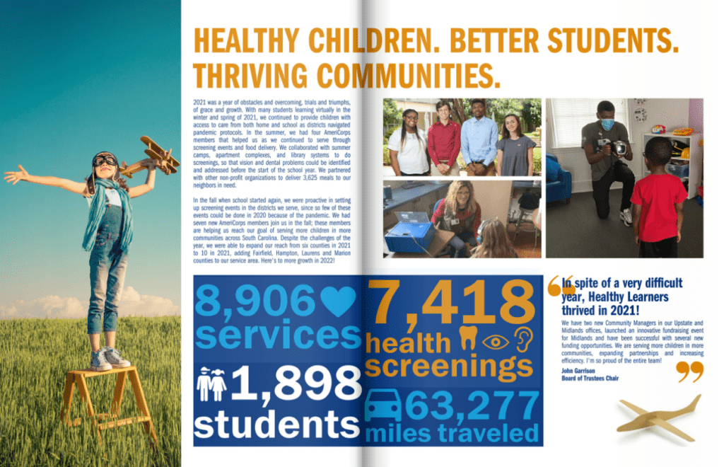 Healthy Learners releases 2021 annual report; highlights a year of obstacles and overcoming, trials and triumphs