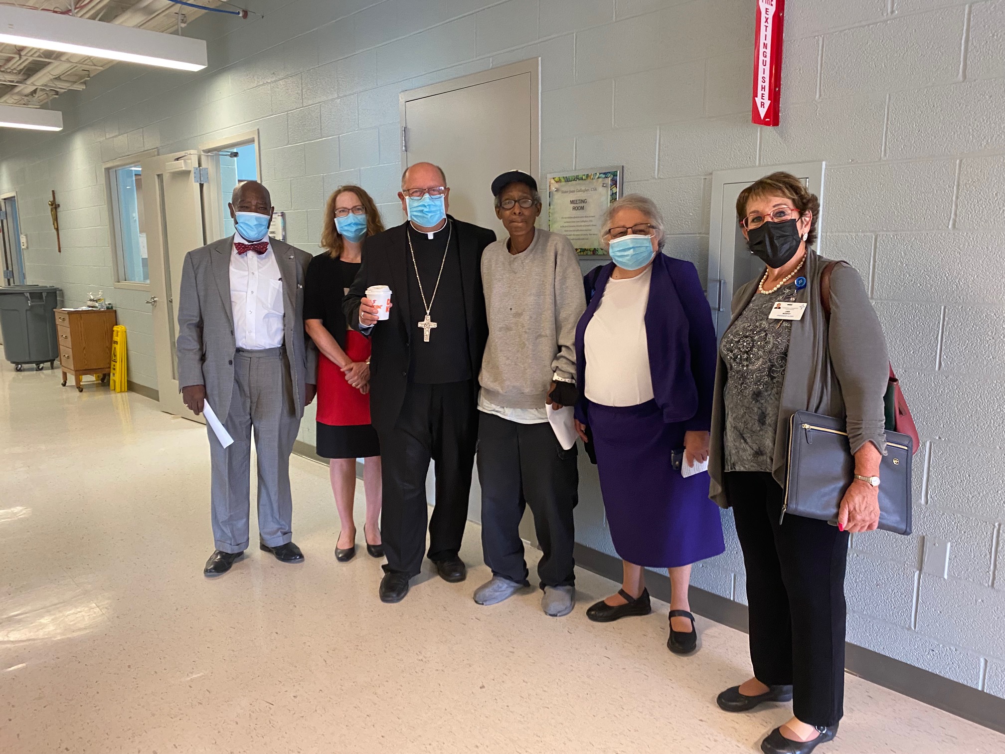 Bishop Edward Malesic visits Joseph’s Home and Mary’s Home