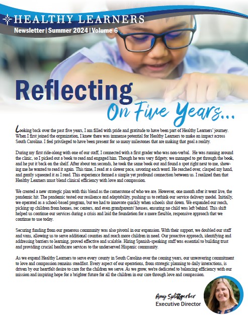Healthy Learners executive director reflects on five years of removing children's health barriers to learning with love and compassion