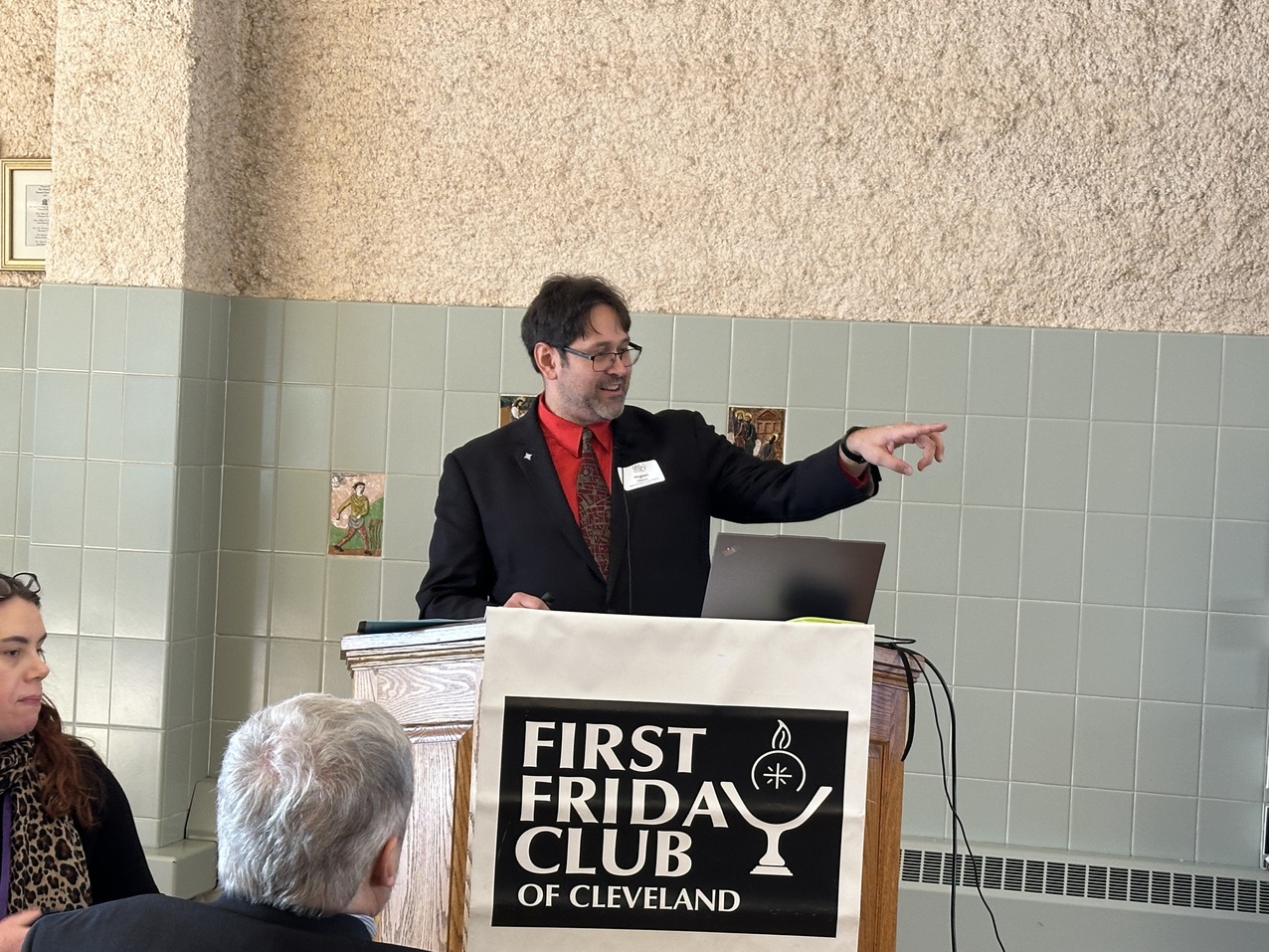 Senior VP of mission & ministry addresses First Friday Club of Cleveland on the topic of “Theology: A Call to Mission”