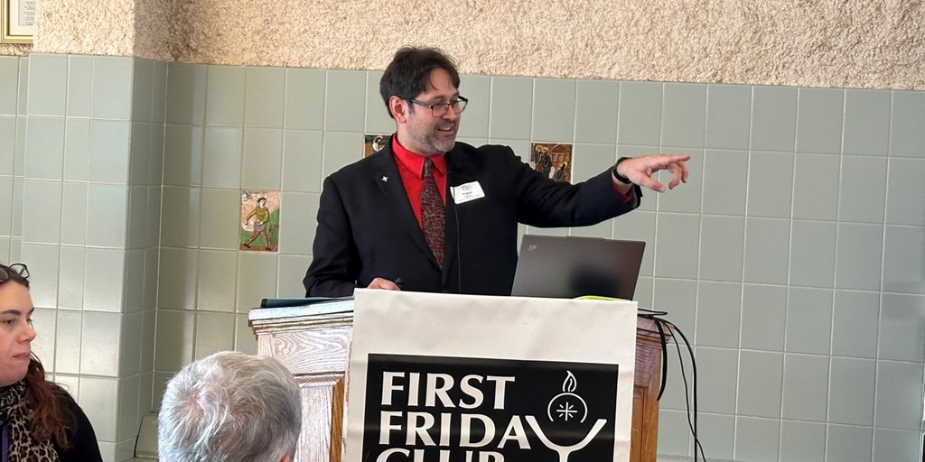 Senior VP of mission & ministry addresses First Friday Club of Cleveland on the topic of “Theology: A Call to Mission”