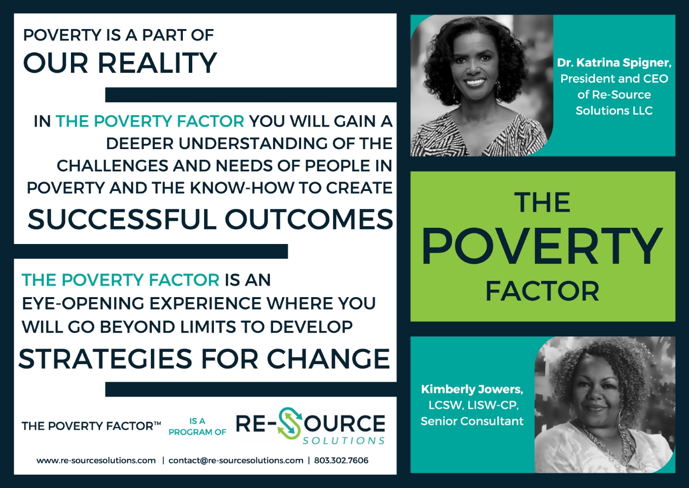 Sisters of Charity Foundation of South Carolina hosting poverty training to develop strategies for change