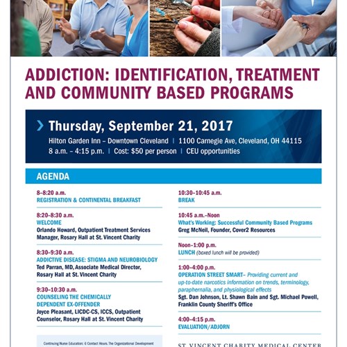St. Vincent Charity Medical Center to host addiction conference