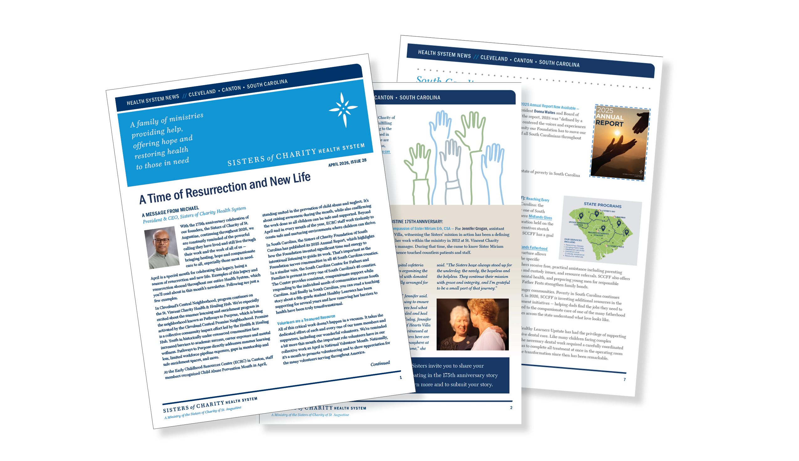 News from the health system and our ministries: A time of resurrection and new life