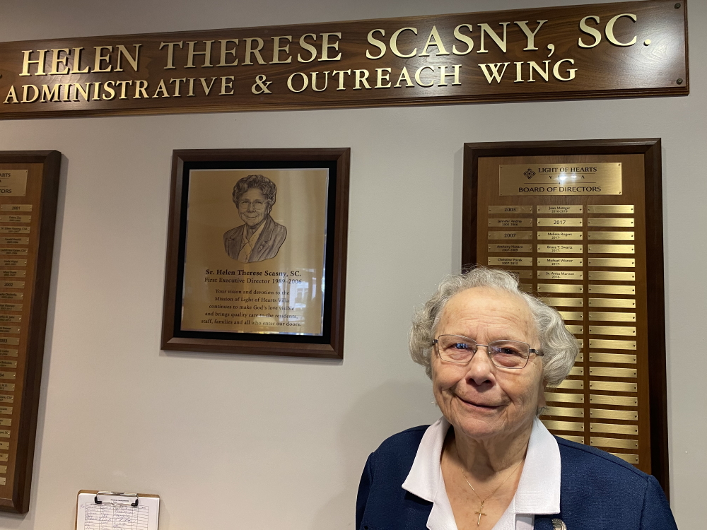 Sister Helen Scasny, SC, puts her heart and soul into Light of Hearts Villa