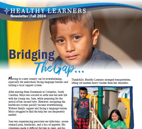 Healthy Learners highlights how it helps build healthier futures for families in latest newsletter