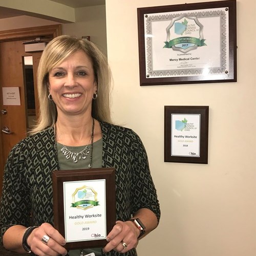 Healthy Business Council of Ohio recognizes Mercy Medical Center for healthy worksite practices