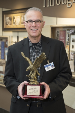 Mercy Medical Center employee honored with Ohio Society for Health Care Facilities Management's Eagle Award
