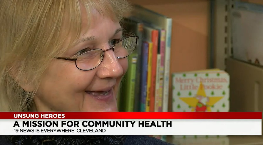 St. Vincent Charity director of community outreach honored as an unsung hero by Cleveland Public Library and WOIO 19 News