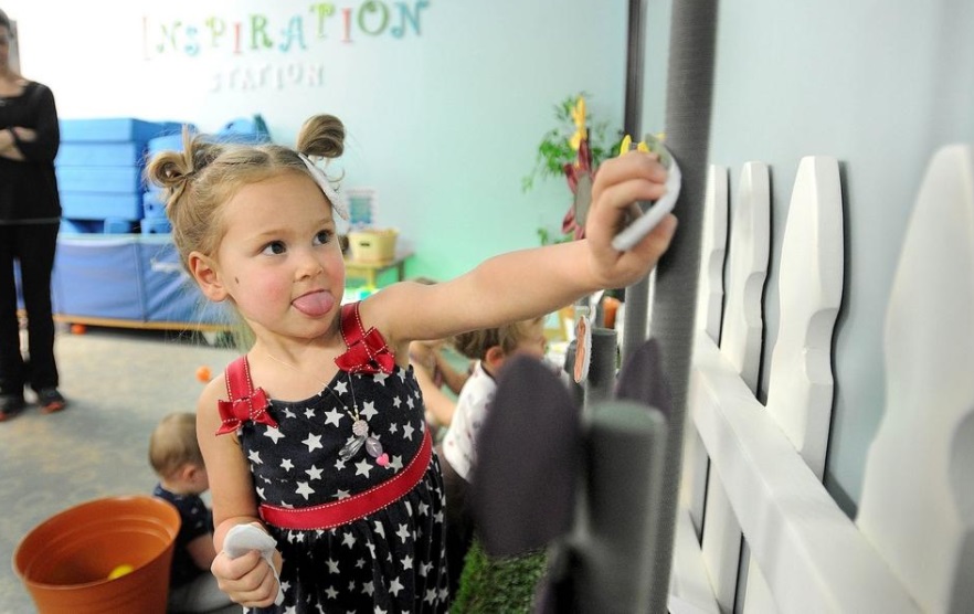 Early Childhood Resource Center opens new interactive texture garden